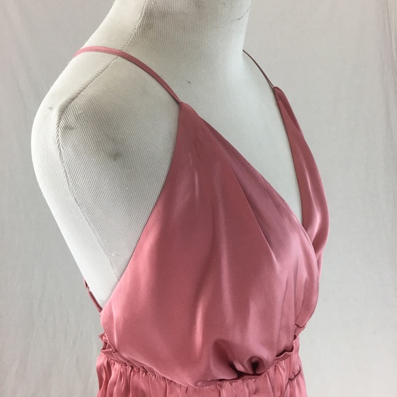 SHINESTAR ROSE PINK SATIN SHORT JUMPER LARGE NWOT - Picture 7 of 8